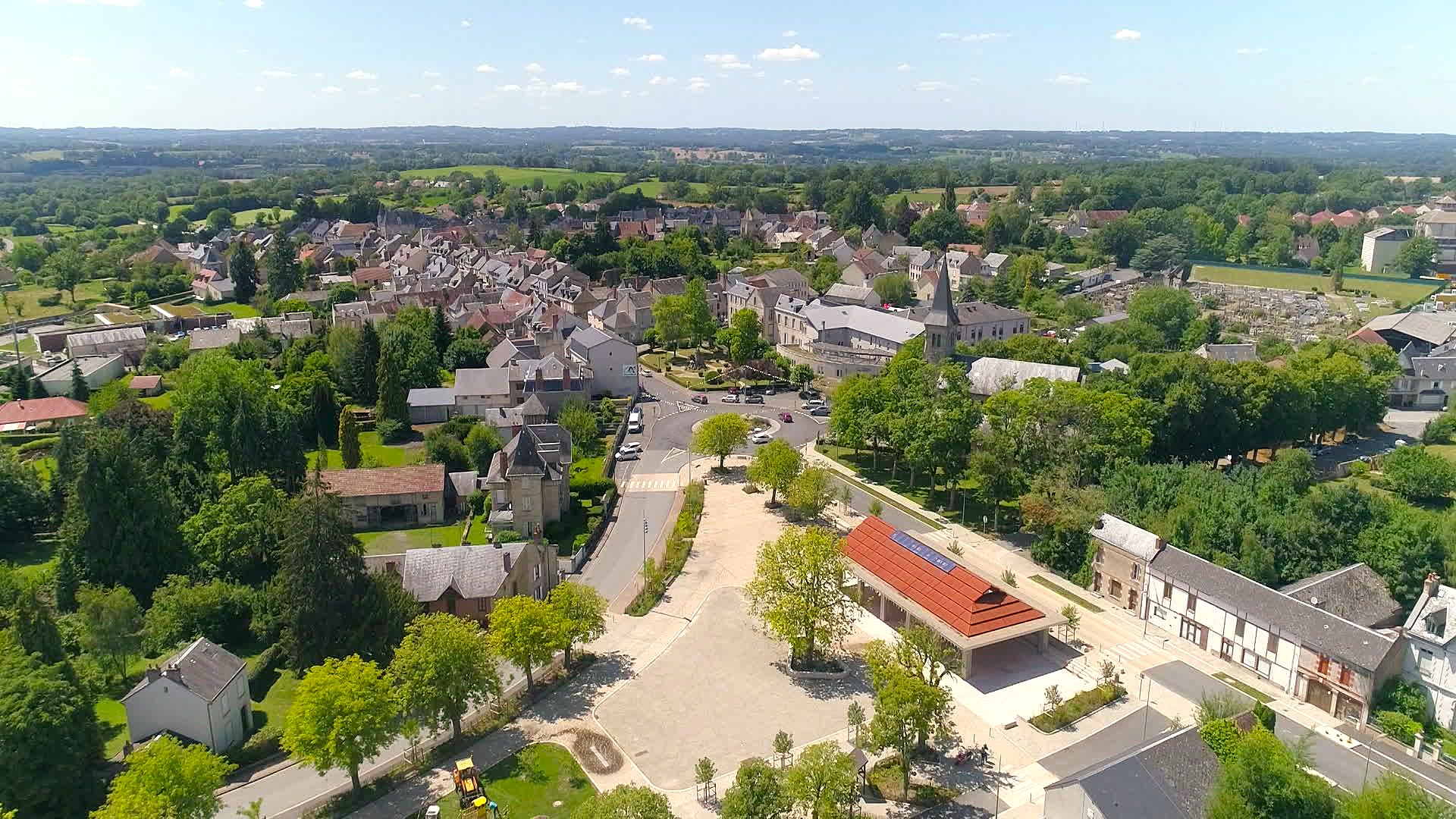 Centre de Dun-le-Palestel – diagnostic immobilier en Creuse (23800)