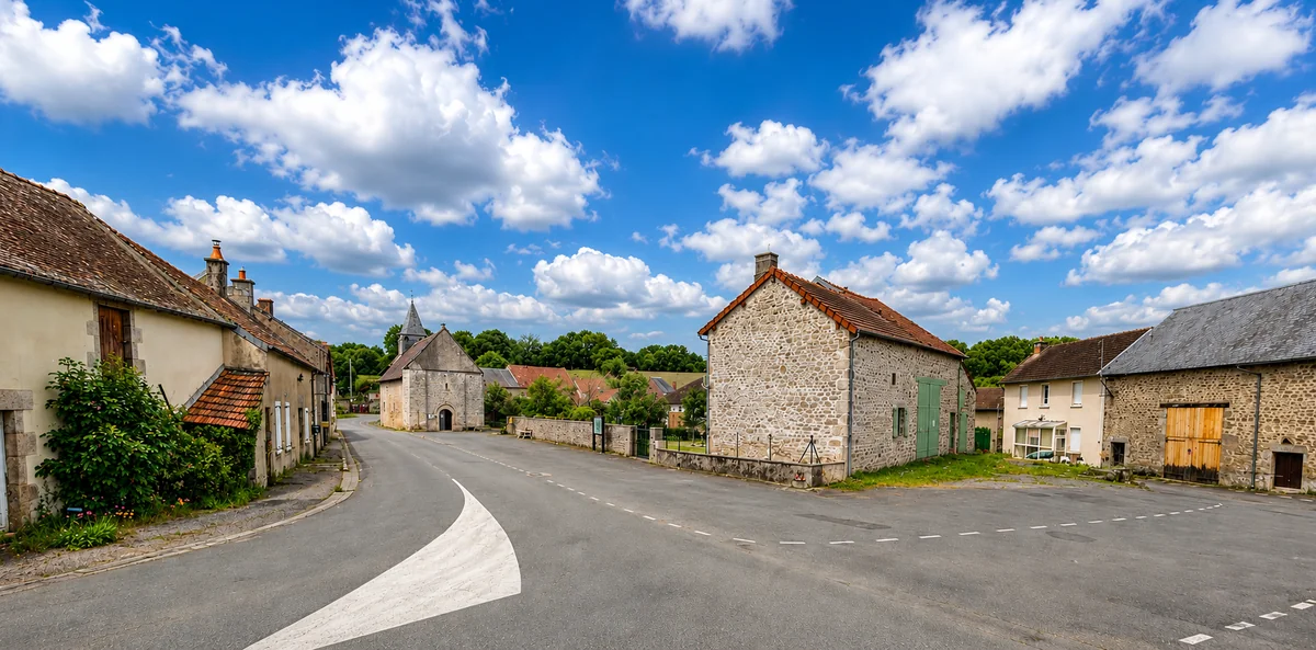 Centre de Saint-Silvain-Bas-le-Roc – diagnostic immobilier en Creuse (23600)