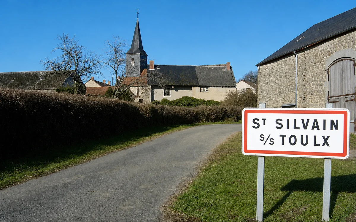 Centre de Saint-Silvain-sous-Toulx – diagnostic immobilier en Creuse (23140)